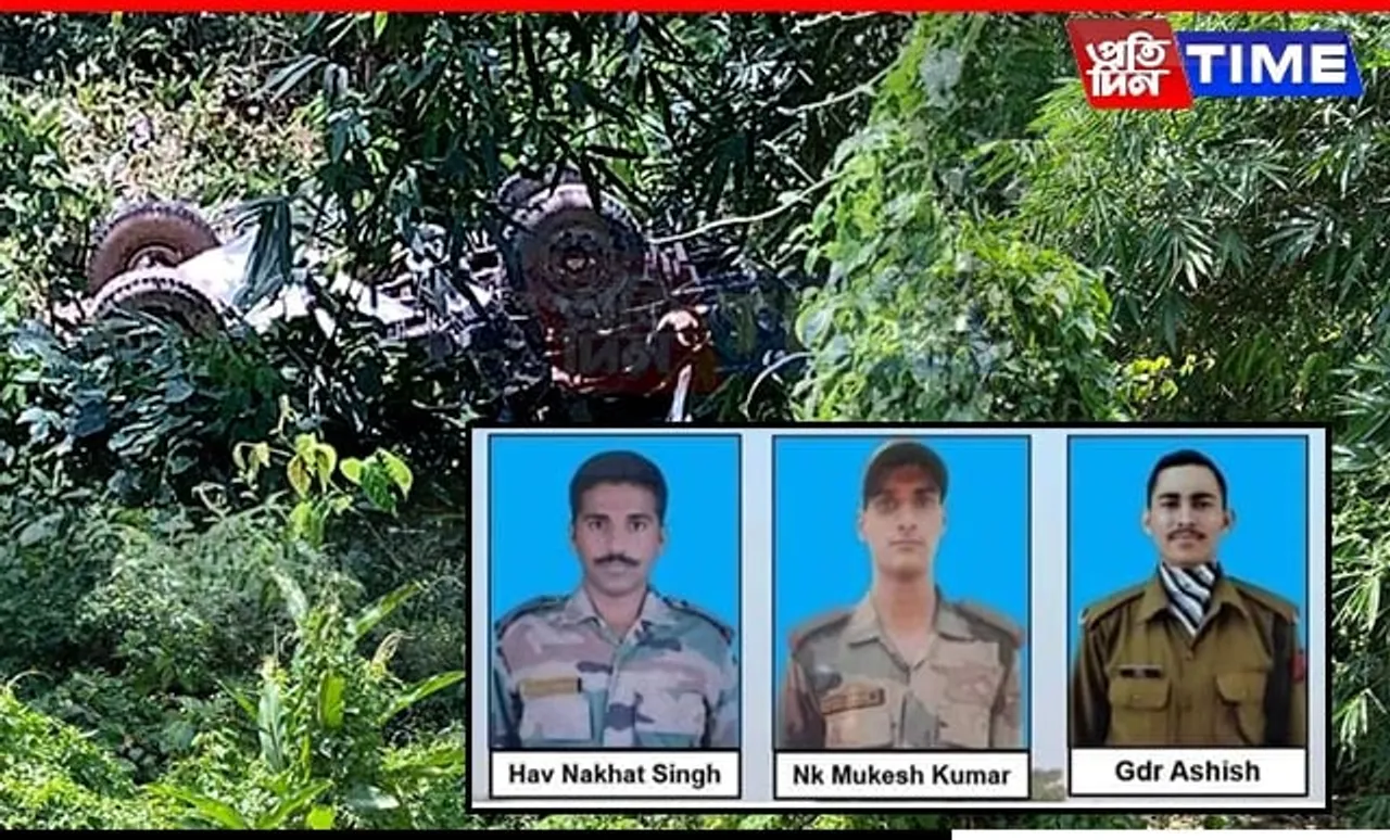 Army Vehicle Involved In Accident Along Indo-China Border; 3 Jawans Dead